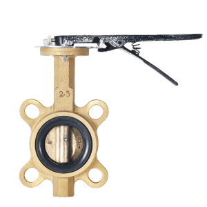 9. Латунный бронзовый вафельный дроссельный клапан (1)