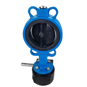 I-EPDM ene-wafer butterfly valve efakwe umugqa ngokugcwele seo