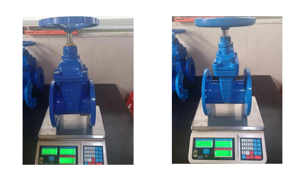 Mga Timbang ng Gate Valve