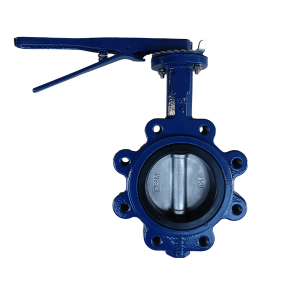 Hand Lever Actuated Ductile Iron Lug Type Butterfly Valve
