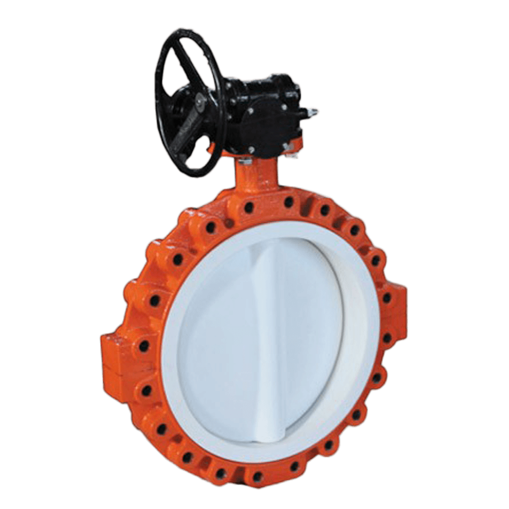 PTFE Yuzuye Lug Butterfly Valve