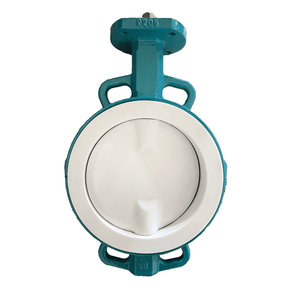 Plně obložený PTFE klapkový ventil (1)