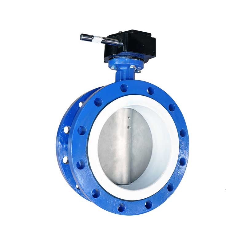 PTFEシートフランジバタフライバルブ