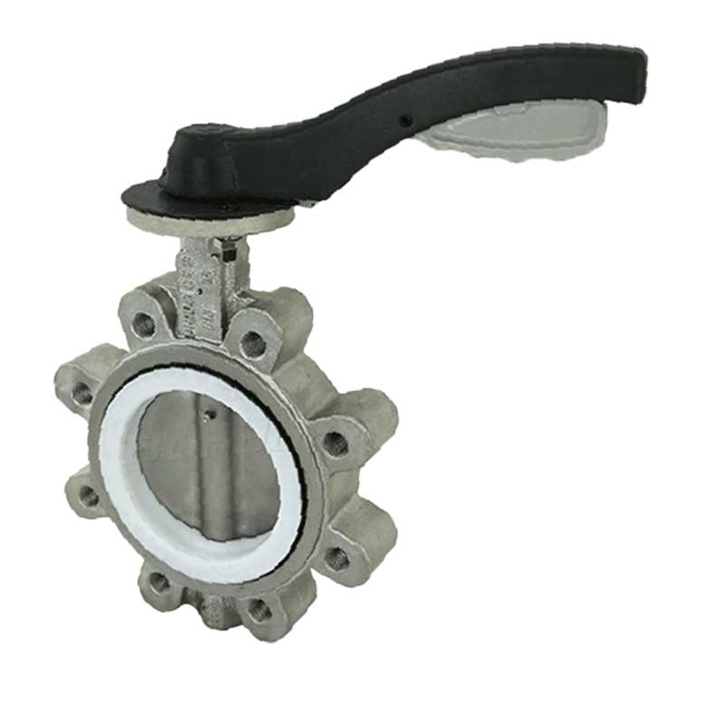 PTFEシートラグバタフライバルブ