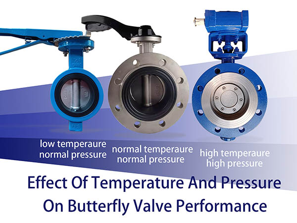 temperatura da válvula borboleta e efeito de pressão