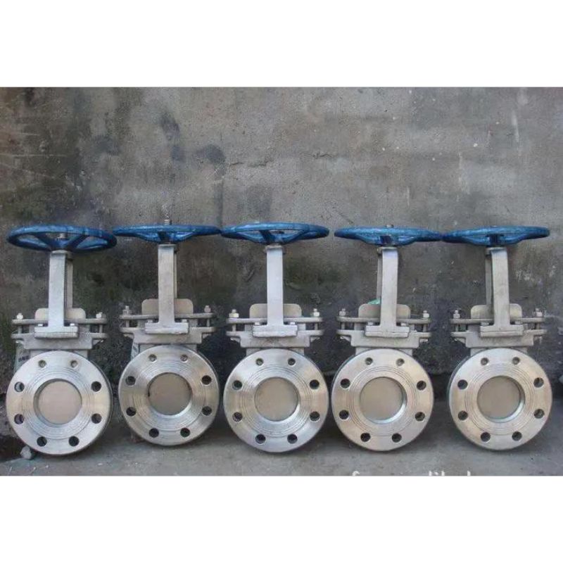 flange knife gate valve-3