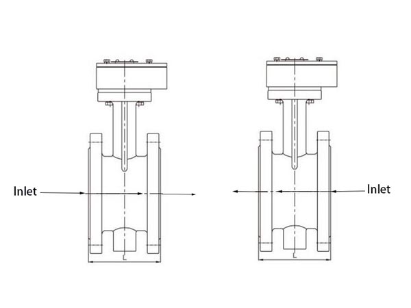 sisan itọsọna ti labalaba àtọwọdá