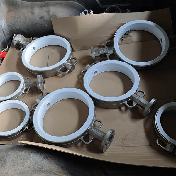 ptfe seat wafer butterfly valve body