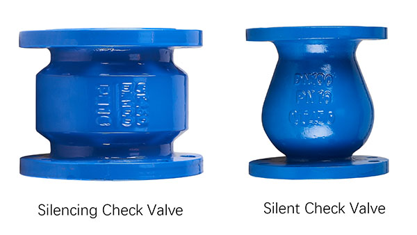 Silent check valve vs tsis siv neeg kos valve-