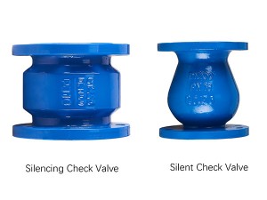 Silent check valve vs tsis siv neeg kos valve-