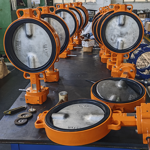 ss disc wafer serurubele valve