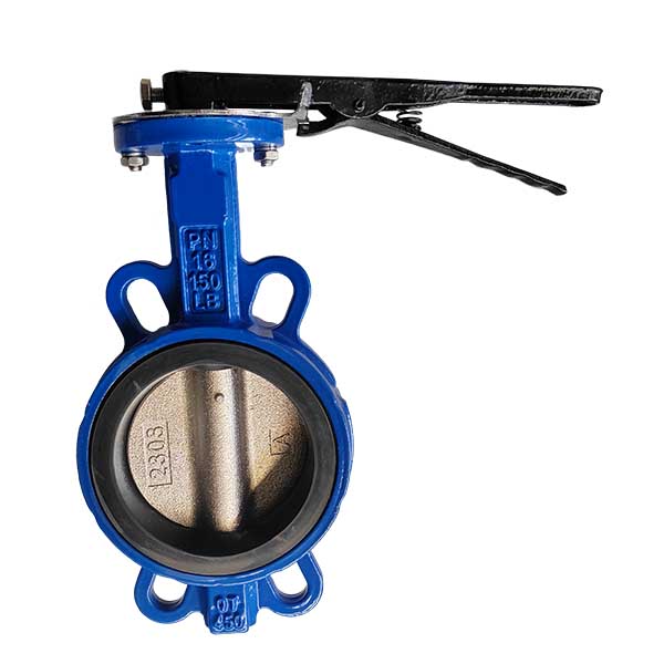 PN16 5K 10K 150LB Hard Back Seat Wafer 4 Butterfly Valve
