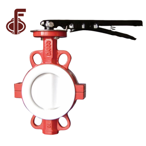 6. PTFE Full Lined Wafer Butterfly Valve