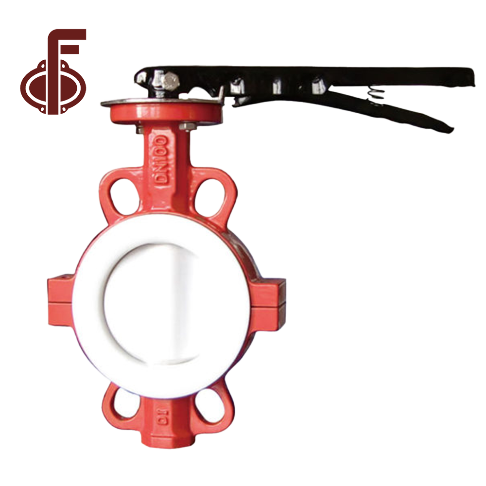 6. PTFE Full Lined Wafer Butterfly Valve