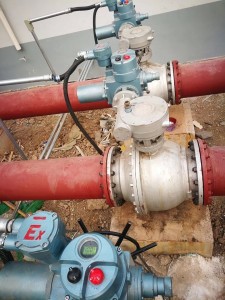 Ball valve installation