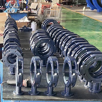 DI two piece lug butterfly valves body
