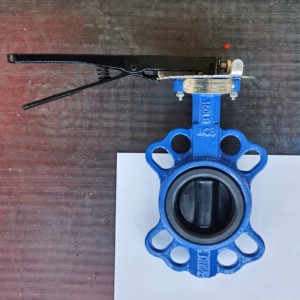 EPDM lined disc butterfly valve