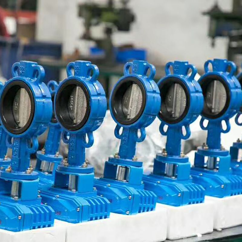 Eletric Actuator Wafer Butterfly Valve (1)