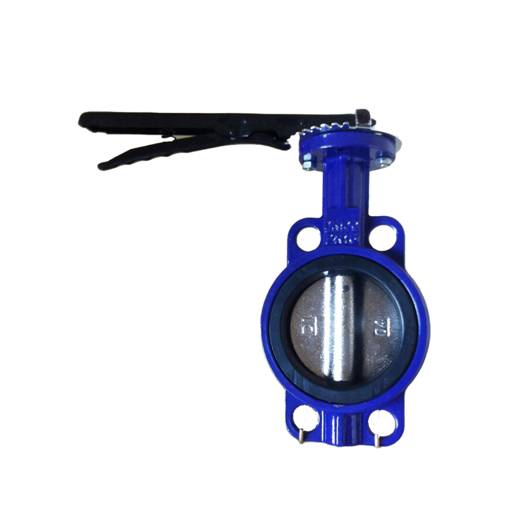 Handle Actuated Ductile Iron Wafer Type Butterfly Valve