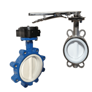 PTFE Full Lined Lug Butterfly Valve5