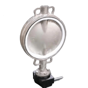 PTFE Seat Wafer Type Butterfly Valve