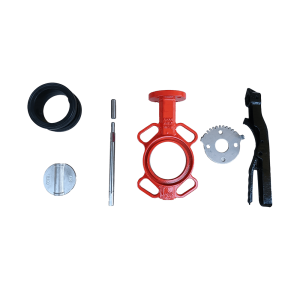 Soft Seated Aluminum Hand Lever Wafer Butterfly Valve with EPDM Seat