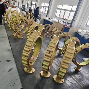 butterfly valve bodies color galvanized