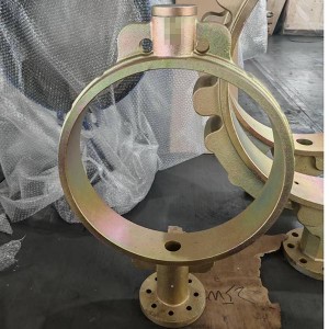 color galvanized butterfly valve bodies
