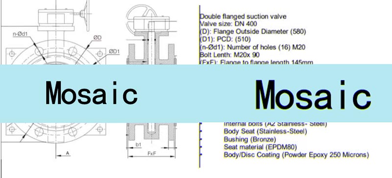customer's OEM drawing