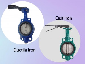 ductile iron vs cast iron butterfly valve