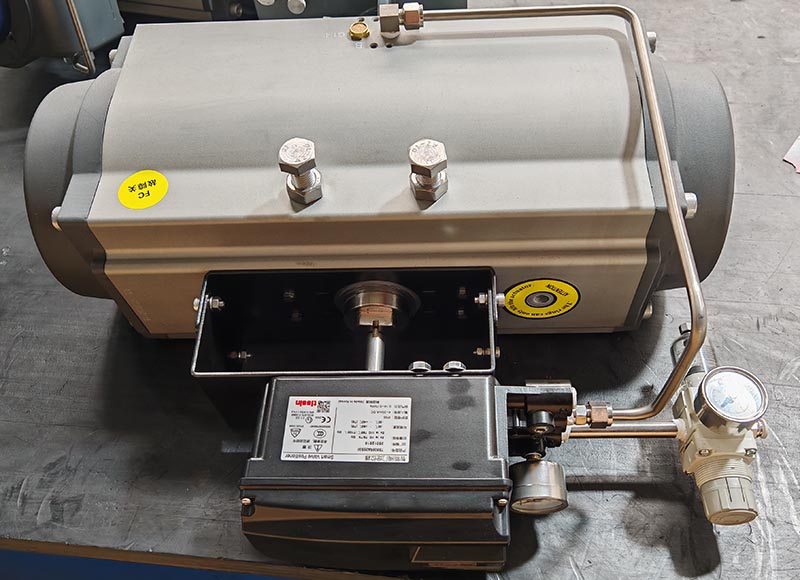 pneumatic actuator butterfly valve