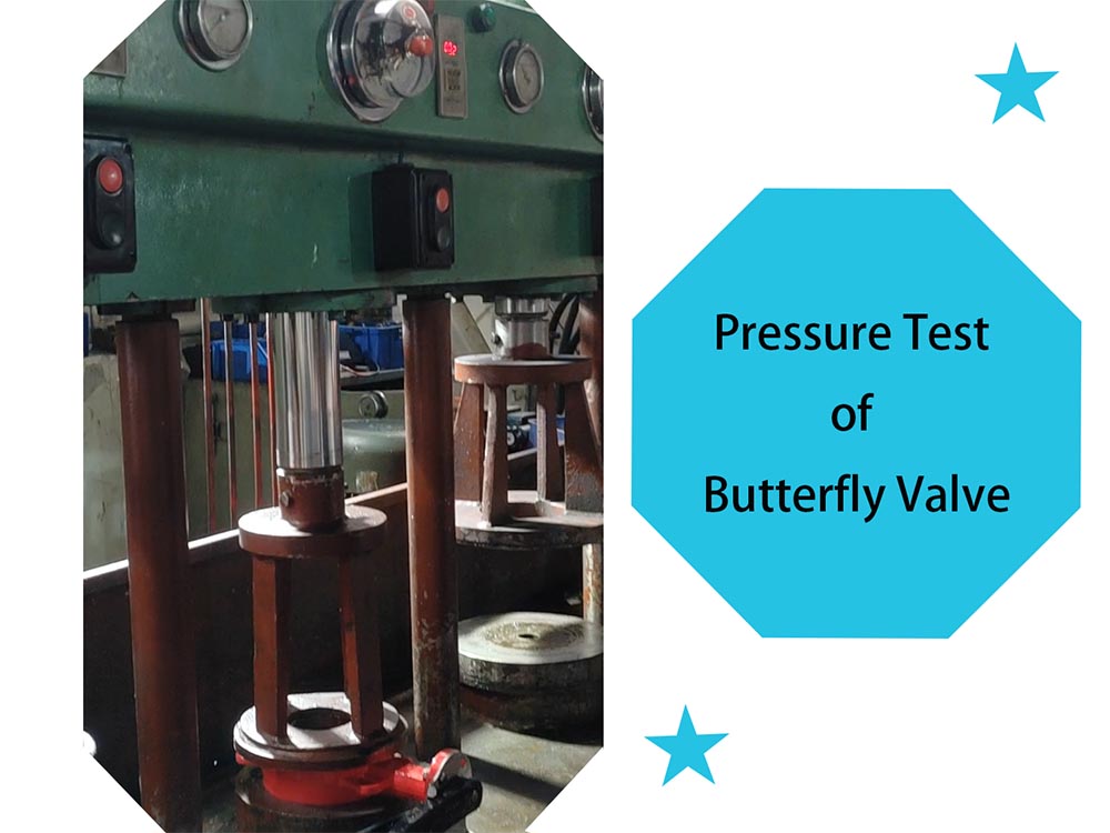 pressure test of butterfly valve