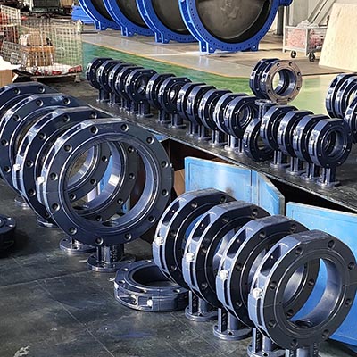 two pieces lug butterfly valves body